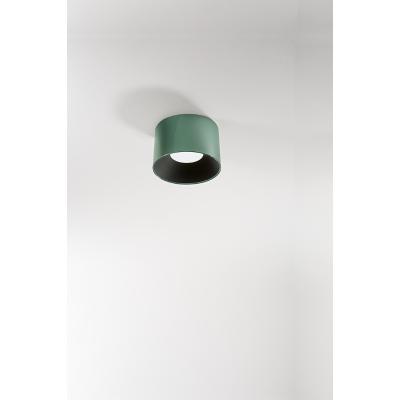 PLAFONIERA IN METALLO COLORE VERDE